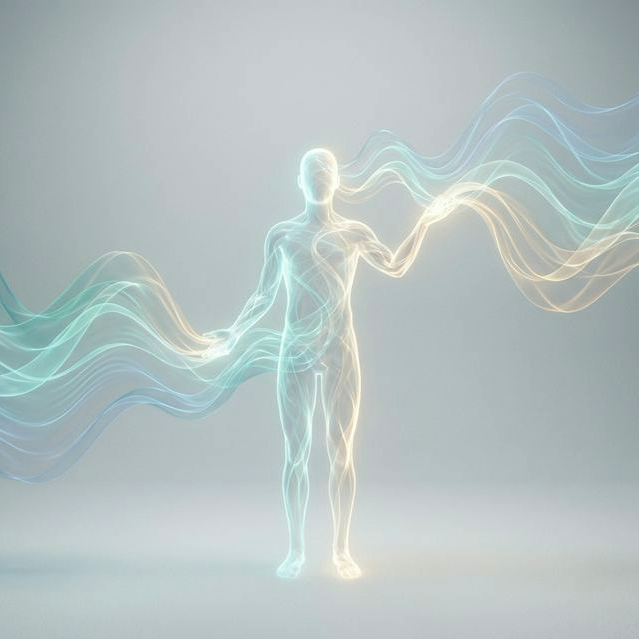 Brain made of luminous neural connections
